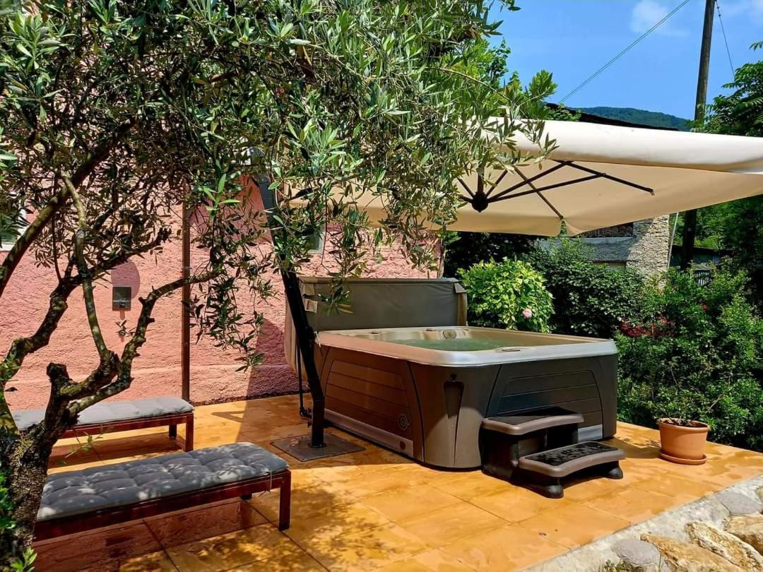 La Casa Rosa Di Segusino With Spa Jacuzzi In Garden Sequsino Exteriör bild
