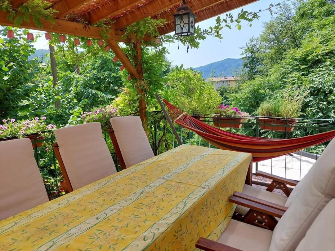 La Casa Rosa Di Segusino With Spa Jacuzzi In Garden Sequsino Exteriör bild